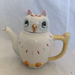 Owl Teapot Home Decor Single Serve
